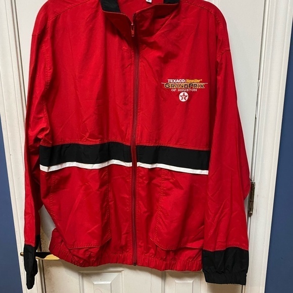 Finish line Texaco Havoline Grand Prix Of Houston Wind breaker Zip up Ja… - Picture 1 of 9